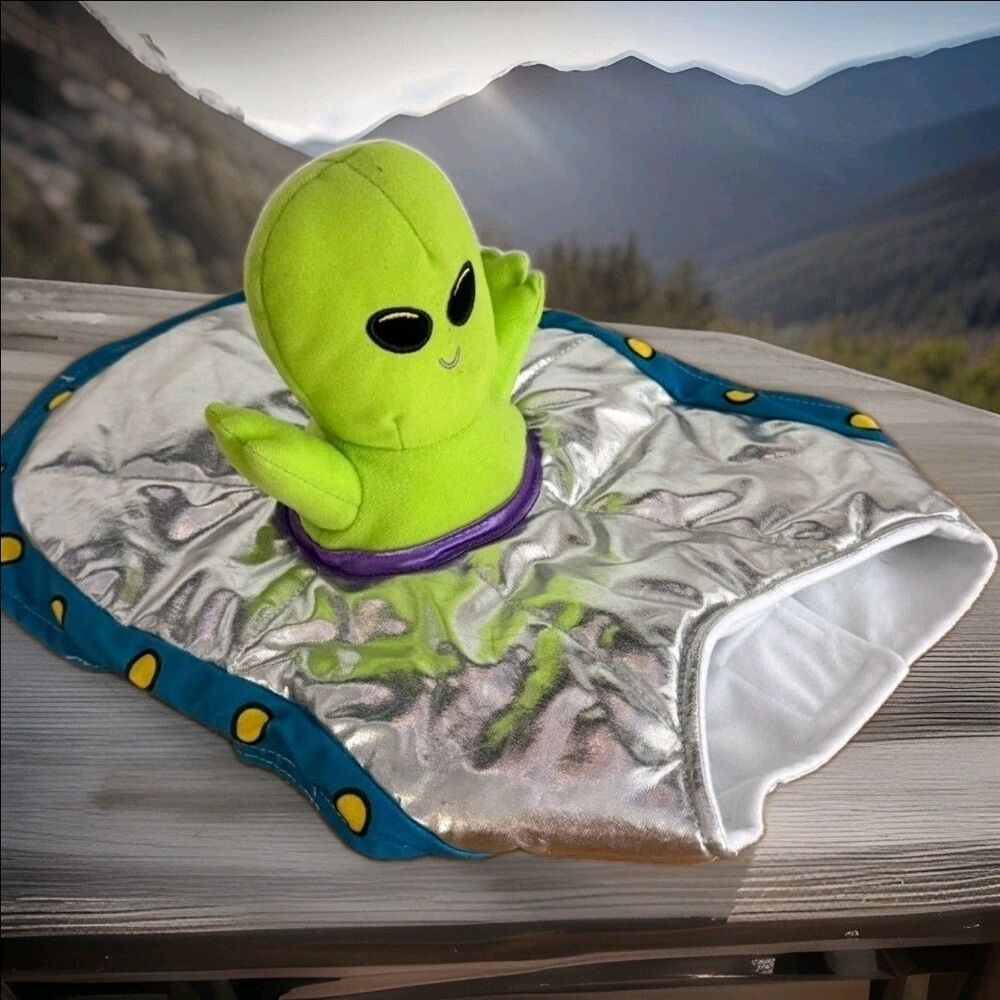 Vibrant Life Alien Abduction UFO Pet Dog Halloween Costume Size SM S SMALL